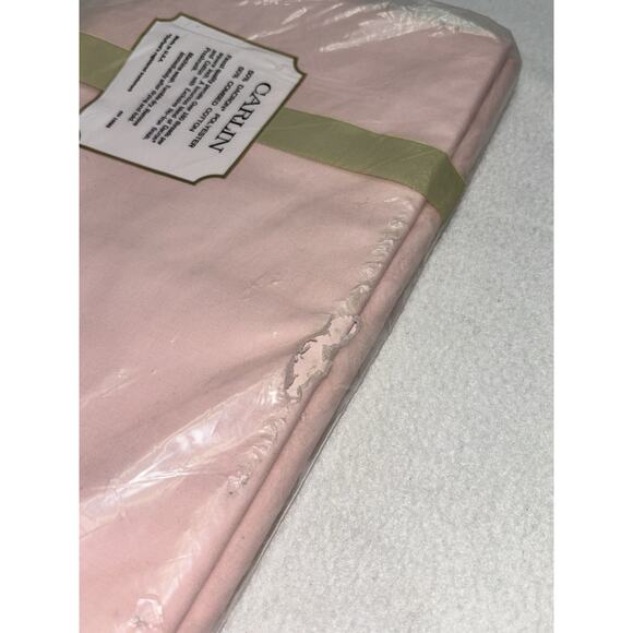 VTG Carlin West Point Pepperell Pink Twin Flat Sheet No Iron New Old Stock USA - Picture 7 of 7